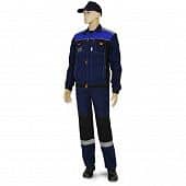 Купить Костюм Рассо Модуль 75845 синий с черным и васильковым 48-50/170-176 по низкой цене