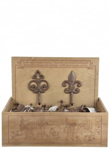 Купить Декоративные крючки на стену Fleur-de-lis Esschert Design по низкой цене