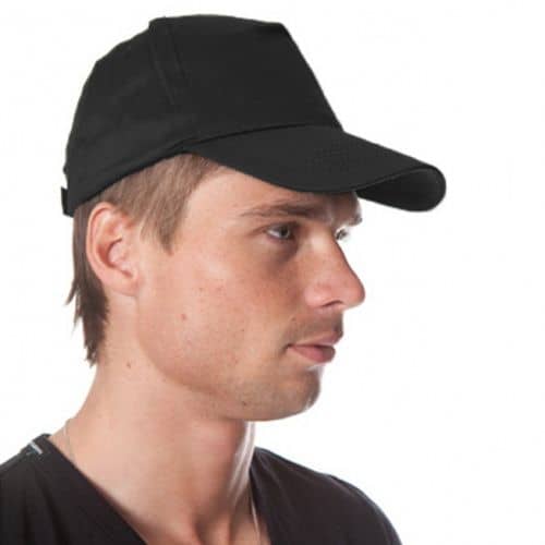 Купить Кепка-бейсболка Энергия на застежке Ш210 черная по низкой цене