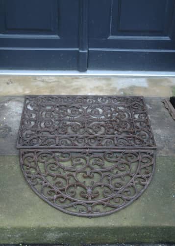 Купить Решетка придверная чугунная полукруглая Esschert Design по низкой цене