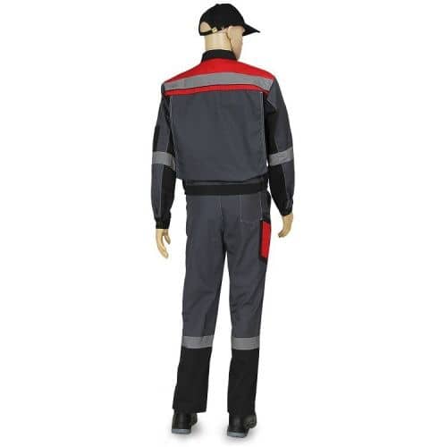 Купить Костюм Рассо Виват 01212 серый с черным и красным 48-50/182-188 по низкой цене