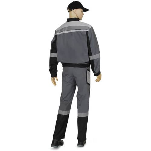 Купить Костюм Рассо Виват 01211 серый с черным и светло-серым 48-50/170-176 по низкой цене