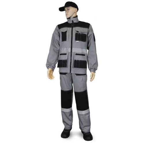 Купить Костюм Рассо Канзас 75824 светло-серый с черным 48-50/170-176 по низкой цене