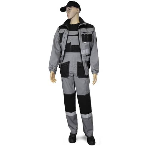 Купить Костюм Рассо Канзас 75824 светло-серый с черным 48-50/170-176 по низкой цене