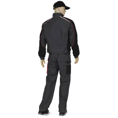 Купить Костюм Рассо Коста 02267 серый с черным и красным 48-50/170-176 по низкой цене