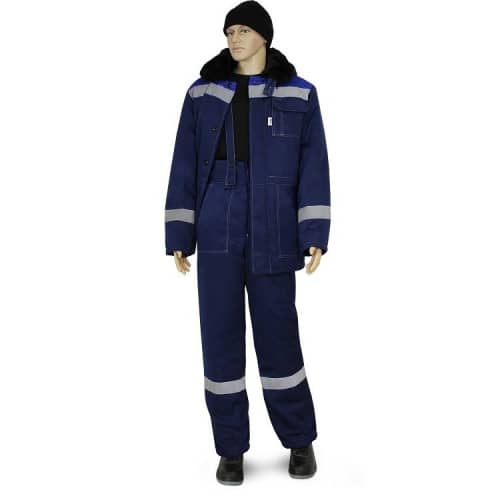 Купить Костюм Рассо Легион 01275 утепленный темно-синий с васильковым 44-46/182-188 по низкой цене