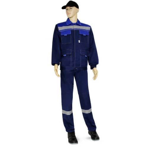 Купить Костюм Рассо Нова 75668 темно-синий с васильковым 48-50/170-176 по низкой цене