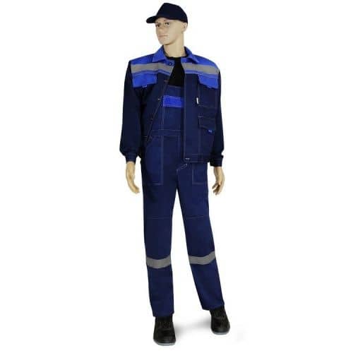 Купить Костюм Рассо Нова 02147 темно-синий с васильковым 48-50/170-176 по низкой цене