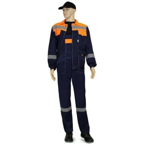 Купить Костюм Рассо Нова 75666 темно-синий с оранжевым 52-54/170-176 по низкой цене