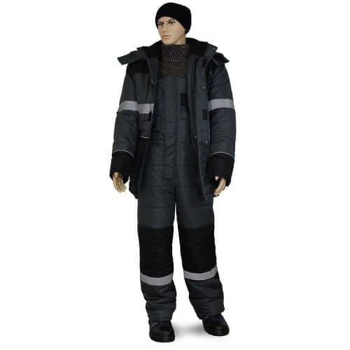 Купить Костюм Рассо НордМен 01981 утепленный серый с черным 44-46/182-188 по низкой цене