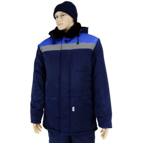 Купить Куртка Рассо Бригада-Р 75740 темно-синяя с васильковым 48-50/182-188 по низкой цене