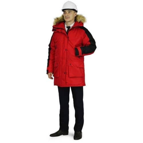 Купить Куртка Рассо Премьер 75968 красная с черным 48-50/170-176 по низкой цене