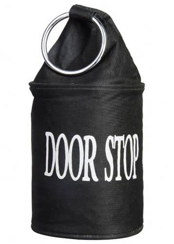 Купить Стоппер для двери напольный черный Esschert Design по низкой цене