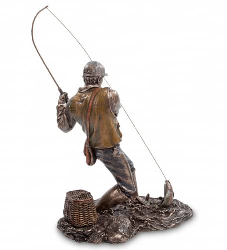 Купить Статуэтка Veronese Рыболов WS-436 по низкой цене