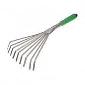 Купить Грабли веерные Farina 93115 410 мм с плоскими зубцами конн. система по низкой цене