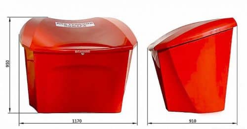 Купить Контейнер BOXSAND для песка, двухсекционный, 500 л по низкой цене