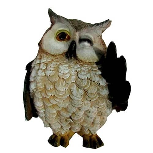 Купить Фигура садовая Сова подмигивает 22 см по низкой цене