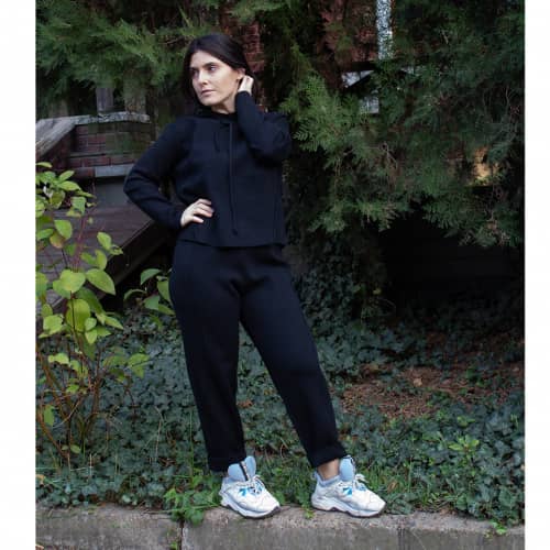 Купить Костюм Lara JS-2001 черный по низкой цене