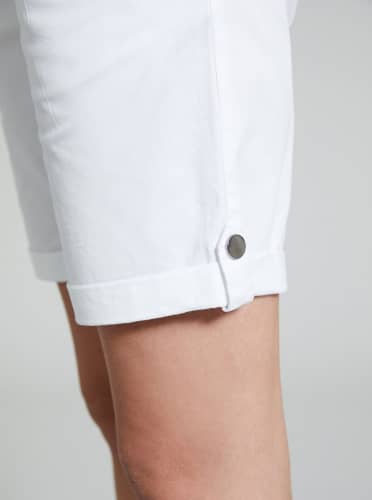 Купить Шорты-бермуды Piazza Italia белые по низкой цене