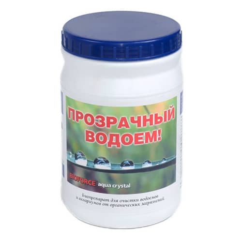 Купить Биопрепарат для водоемов и аквариумов BioForce Aqua Crystal 500 гр по низкой цене