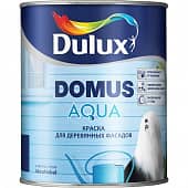 Купить Краска Dulux Domus Aqua акриловая, для деревянных фасадов, база BW, полуматовая 1 л по низкой цене