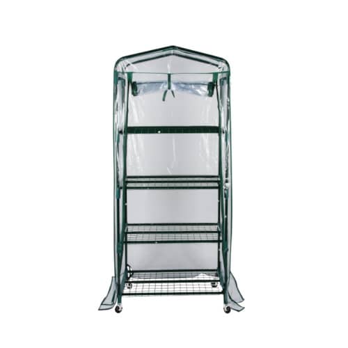 Купить Парник для балкона 69х49х160 см 4 полки по низкой цене