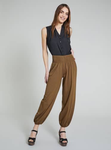 Купить Брюки Piazza Italia оливковые по низкой цене