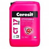Купить Грунтовка Ceresit СТ 17 PRO глубокого проникновения морозостойкая 5 л по низкой цене