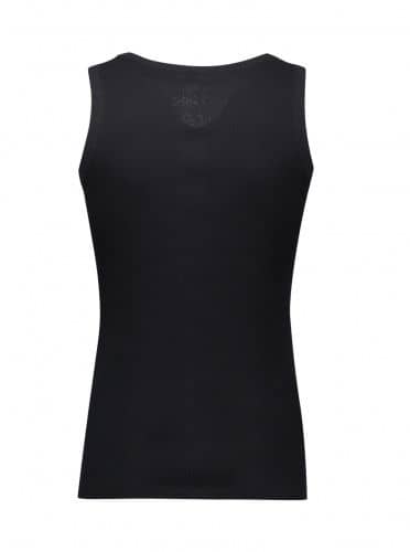 Купить Майка Piazza Italia Collo Ampio чёрная по низкой цене