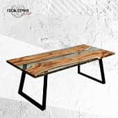 Купить Стол Геометрия Loft из слэба 1800х800 мм по низкой цене