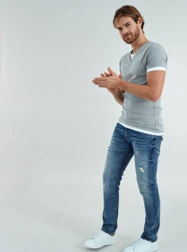 Купить Футболка Piazza светло-серая по низкой цене