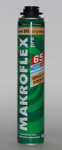 Купить Пена Makroflex Pro 65 Promo монтажная, всесезонная 850 мл по низкой цене