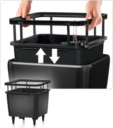 Купить Кашпо Lechuza Quadro LS 28 см по низкой цене