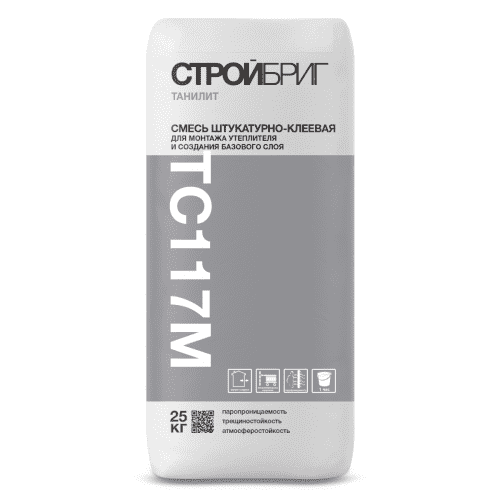 Купить Смесь СтройБриг Танилит ТС117 М штукатурно-клеевая 25 кг по низкой цене