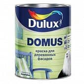 Купить Краска Dulux Domus база BС для деревянных фасадов полуглянцевая 0,9 л по низкой цене