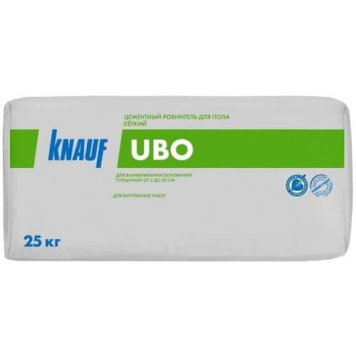 стяжка кнауф ubo пола цементная легкая 25 кг Купить Стяжка Кнауф Ubo пола цементная легкая 25 кг по низкой цене