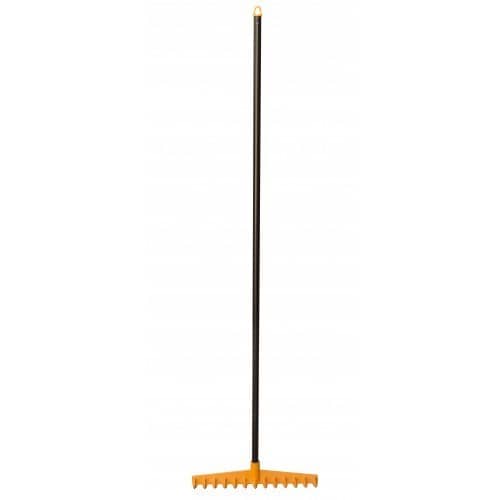 Купить Грабли прямые cадовод 13 зубцов 33-32 пластмассовые с алюминиевым черенком по низкой цене