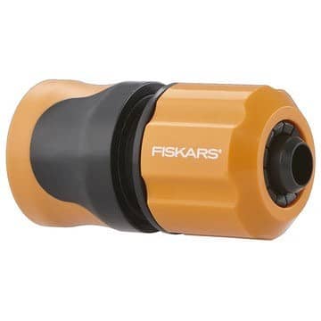 Купить Коннектор Fiskars 1020450 для шланга 1/2-5/8 дюйма с автостопом по низкой цене