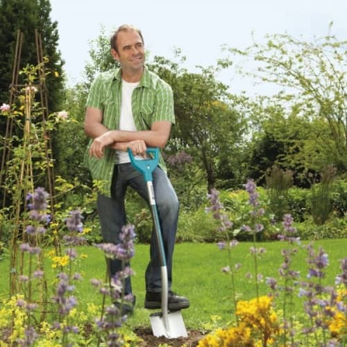 Купить Лопата Gardena Terraline 3771 садовая с черенком по низкой цене