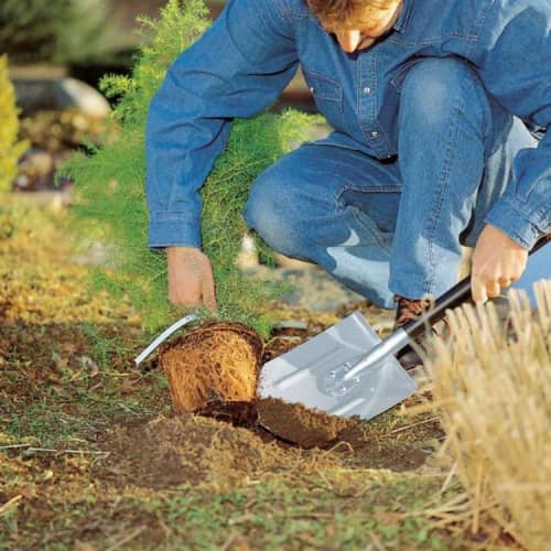 Купить Лопата Fiskars 131513 штыковая облегченная с черенком по низкой цене