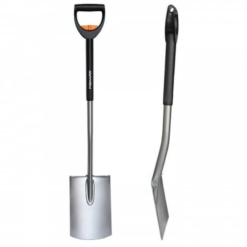 Купить Лопата Fiskars 131310 садовая телескопическая по низкой цене