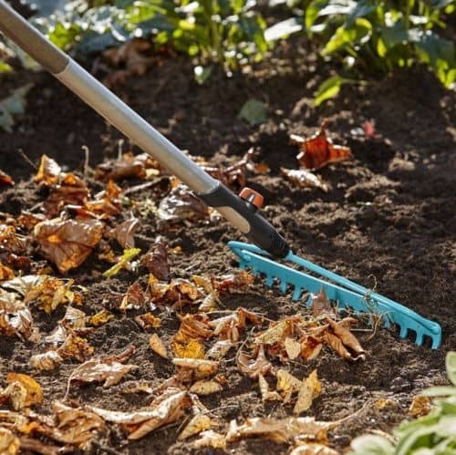 Купить Грабли Gardena 3168 изогнутые без черенка 36 см по низкой цене