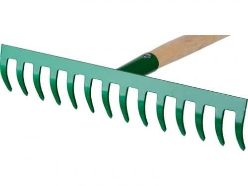 Купить Грабли Росток 421901-10 прямые 14 зубцов с черенком по низкой цене