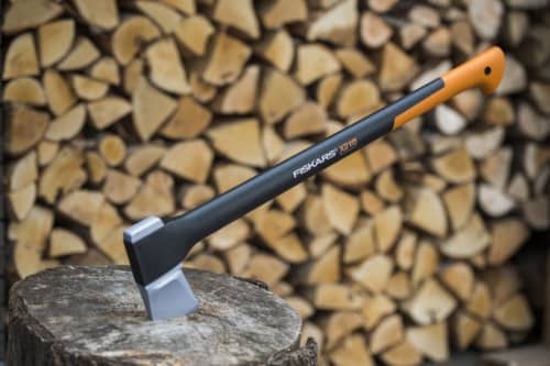 Купить Топор Fiskars 129047 колун набор X21 с точилкой по низкой цене