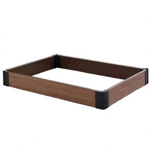 Купить Ограждение Garden Dreams ДПК для грядки 80х120х15 см по низкой цене