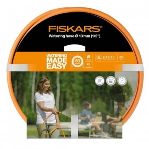 Купить Шланг Fiskars поливочный армированный 1/2 дюйма 50 м Q4 по низкой цене