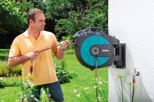 Купить Катушка Gardena для шлангов настенная автоматическая 35 с комплектом 08024-20.000.00 по низкой цене