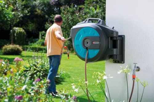 Купить Катушка Gardena для шлангов настенная автоматическая 35 с комплектом 08024-20.000.00 по низкой цене