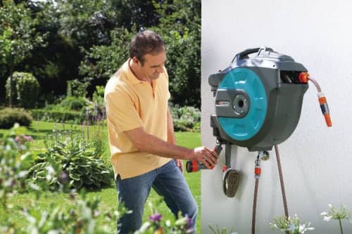 Купить Катушка Gardena для шлангов настенная автоматическая 35 с комплектом 08024-20.000.00 по низкой цене