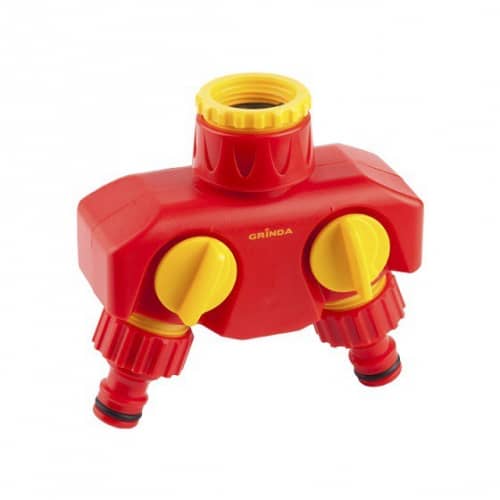Купить Распределитель Grinda 8-426312_z01 1/2"-3/4" двухканальный по низкой цене